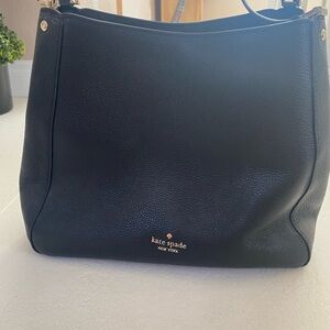 Kate Spade Black Leather Shoulder Bag